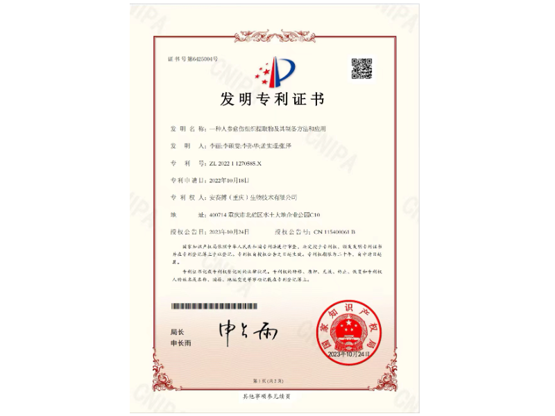 Patent of Invention